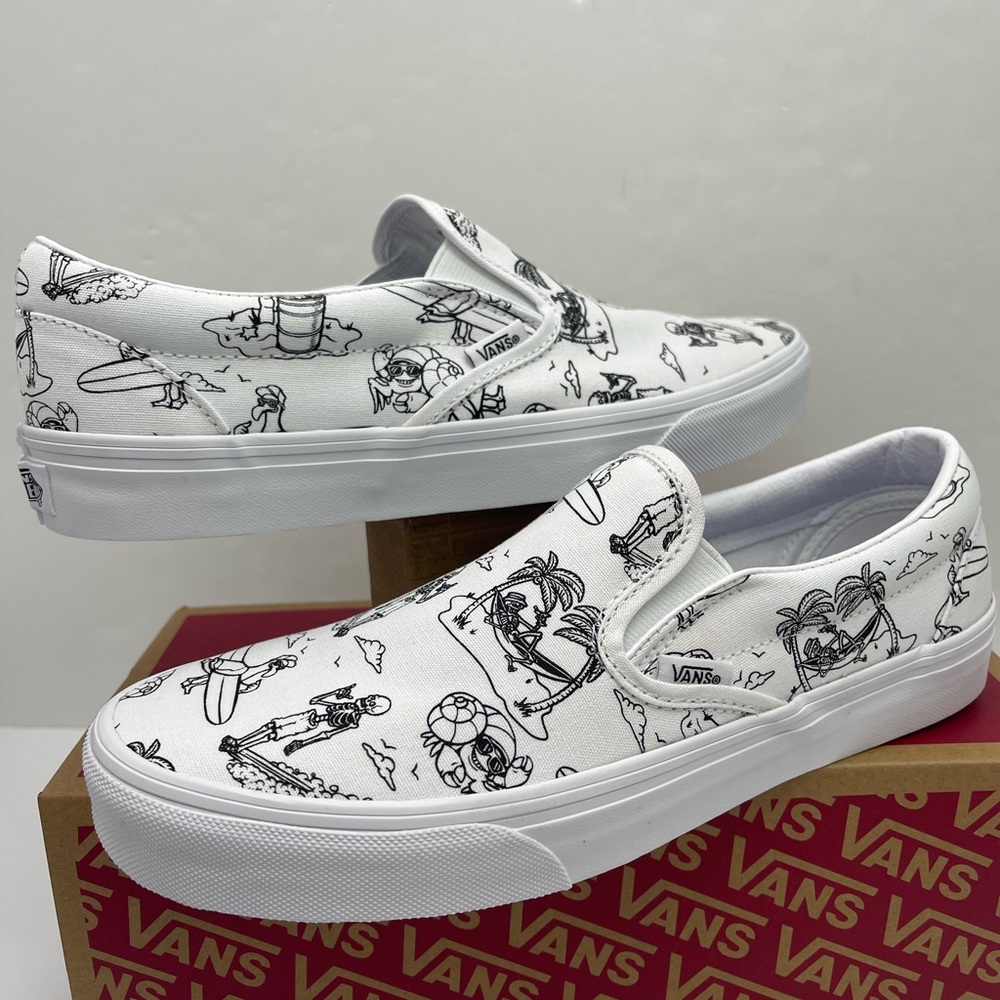 Vans WMNS Classic Slip-On
Low Tide True White/True
VN0A5JLXBPD Sneakers - Picture 8 of 16